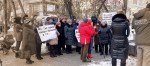 Пикет работников Ново-Ленинского дома-интерната для престарелых и инвалидов